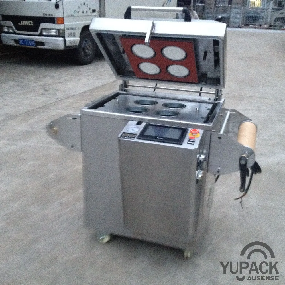 YUPACK tray vacuum sealing machine ,tray vacuum packaging machine