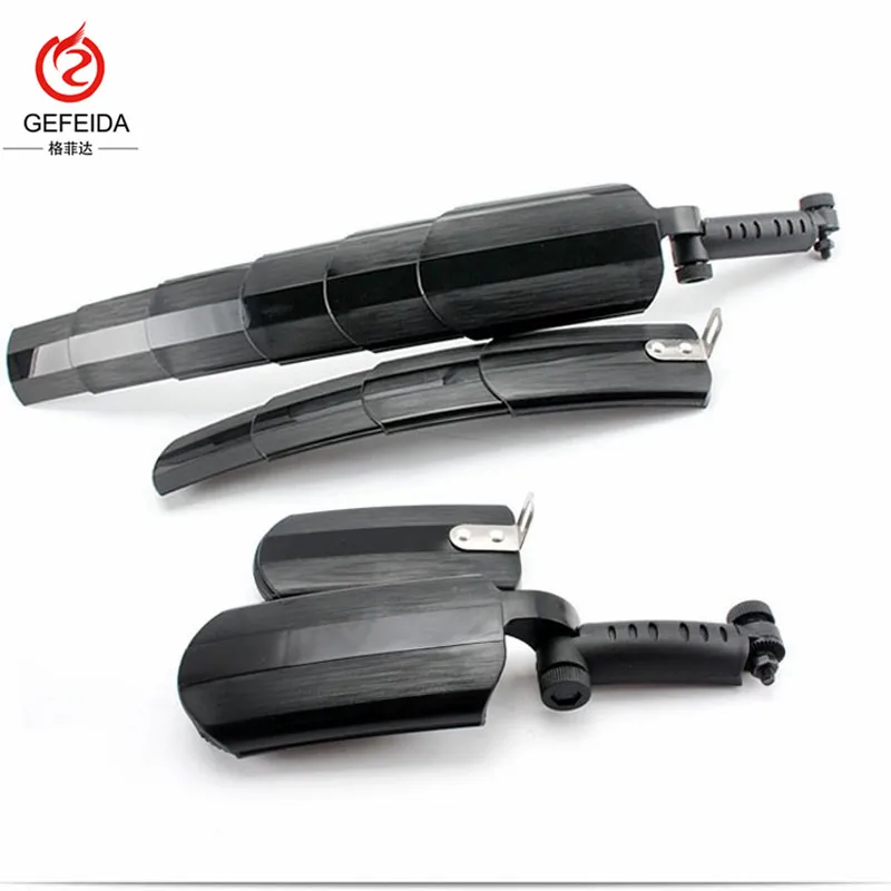 Новые Универсальные складные велосипедные Брызговики, масштабируемые пластиковые велосипедные крылья, комплект передних крыльев для горного велосипеда