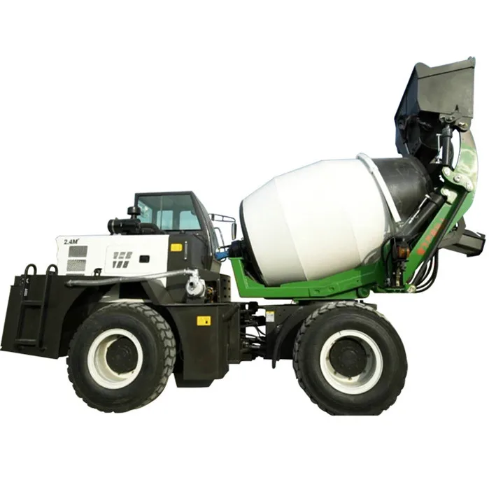 
12cbm Self Loading Mobile Concrete Mixer /Concrete mixer truck with loader 