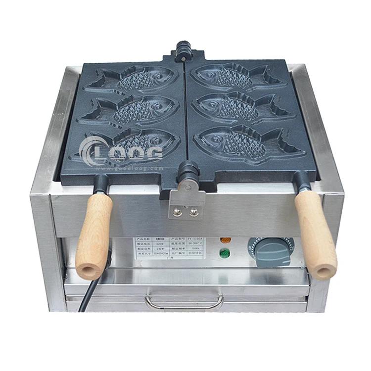 Hot Sale Products Commercial Electric Korea Magikarp Taiyaki Maker Fish Bread Maker for Desserts Shop