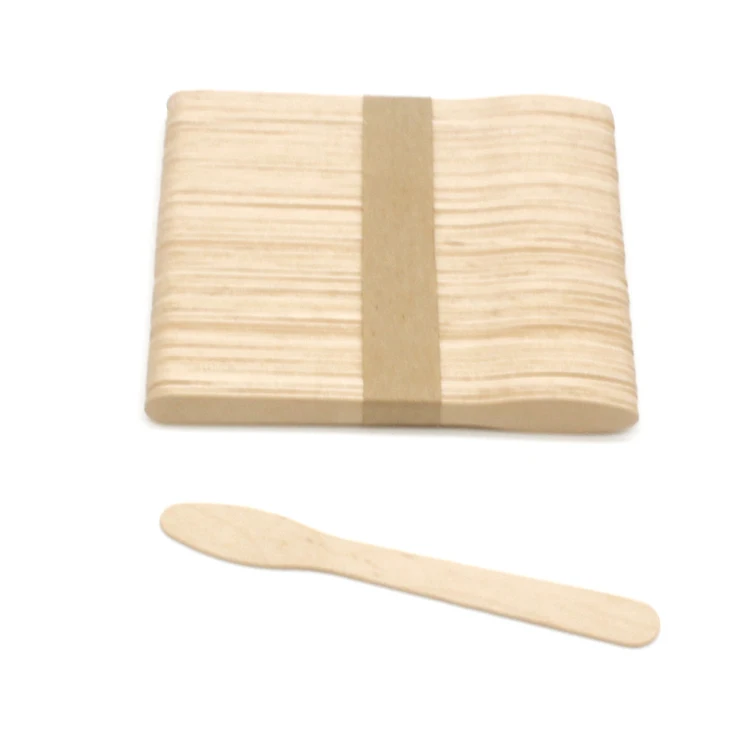 Wooden ice cream spoon/wooden ice cream spoon crafts/wood stick for ice cream
