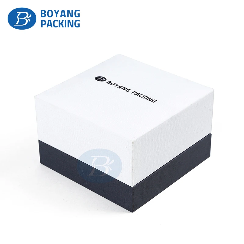 
High End luxury Custom waterproof Men Couple engagement double ring box for Wedding 