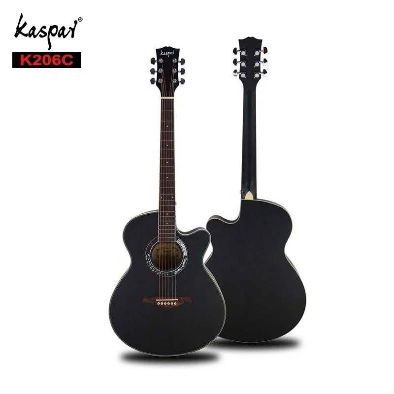
Cheap OEM Best Classical Acoustic Guitar Black 40inch Rosewood Star Cool Shaped Guitars for Beginners 