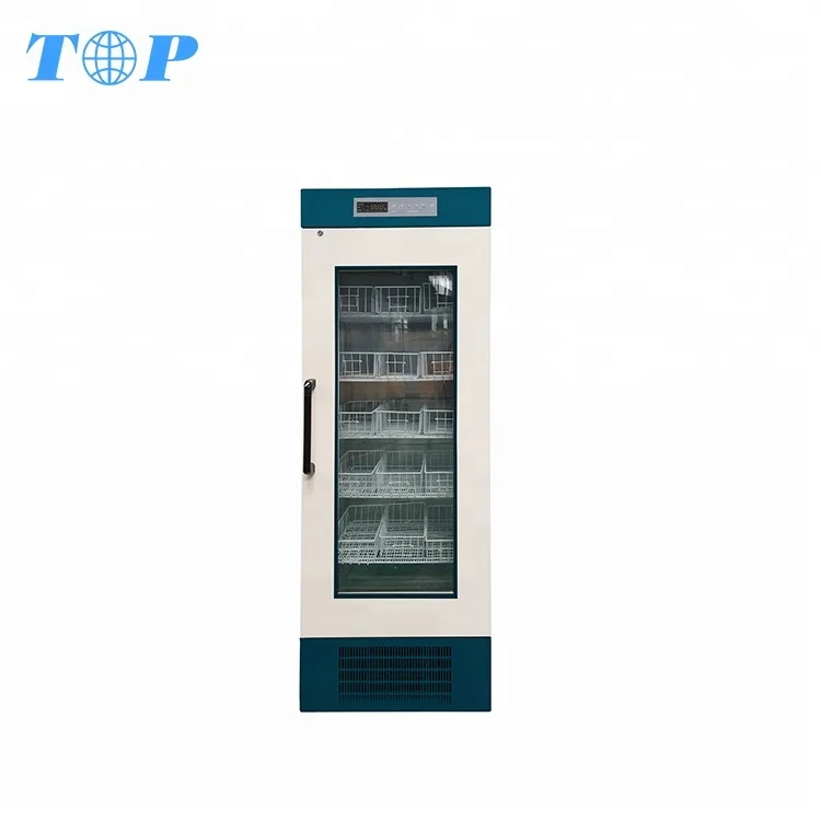 TOP-J2204 Factory Price 358L Vertical Blood Bank Fridge Storage
