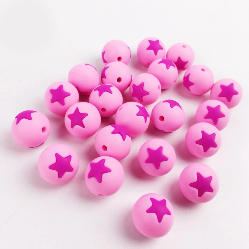 Модные ювелирные изделия 2017, Детские Жевательные бусины из пищевого силикона, бусины для прорезывания зубов оптом