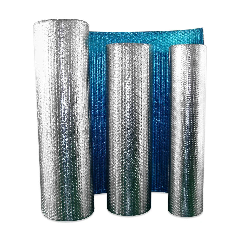 High R Value Fireproof Reflective Double Foil Bubble Insulation