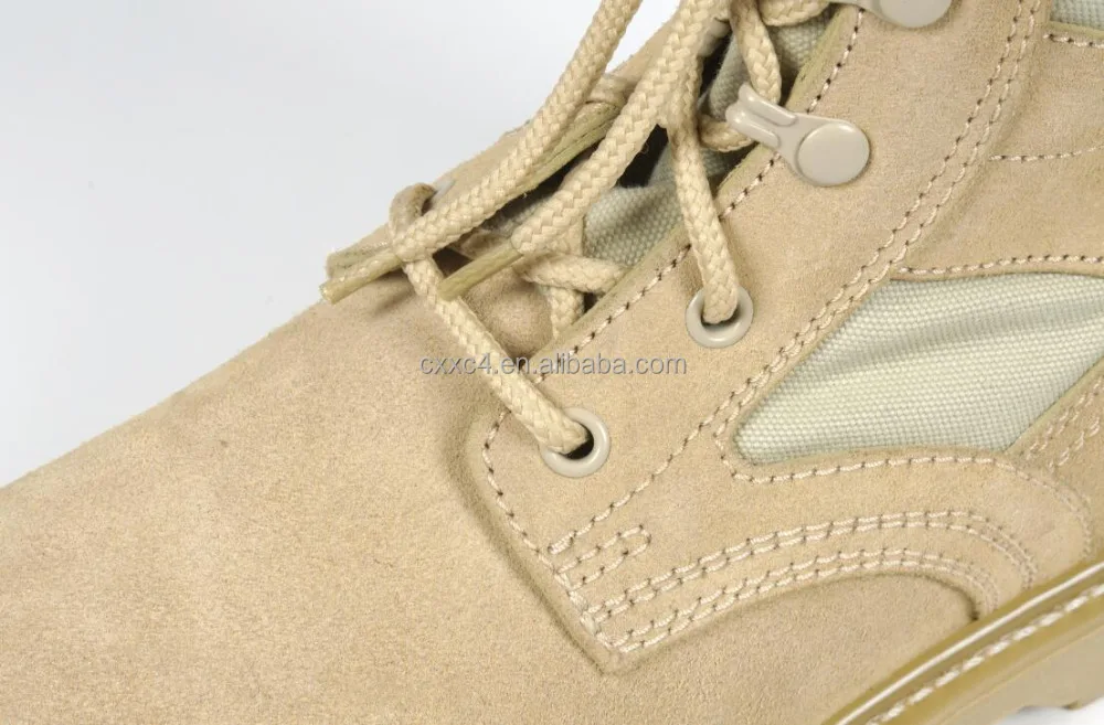 Suede Tactical Boots with Rubber Panama Sole Desert Boots