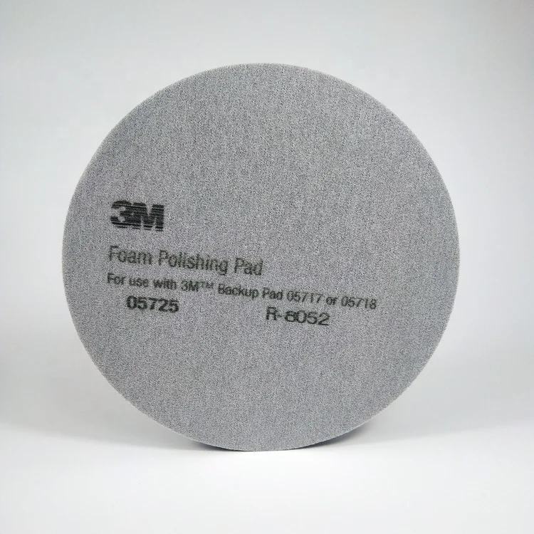 3M 05725 Foam Polishing Pad, 8 in, 1 single pad
