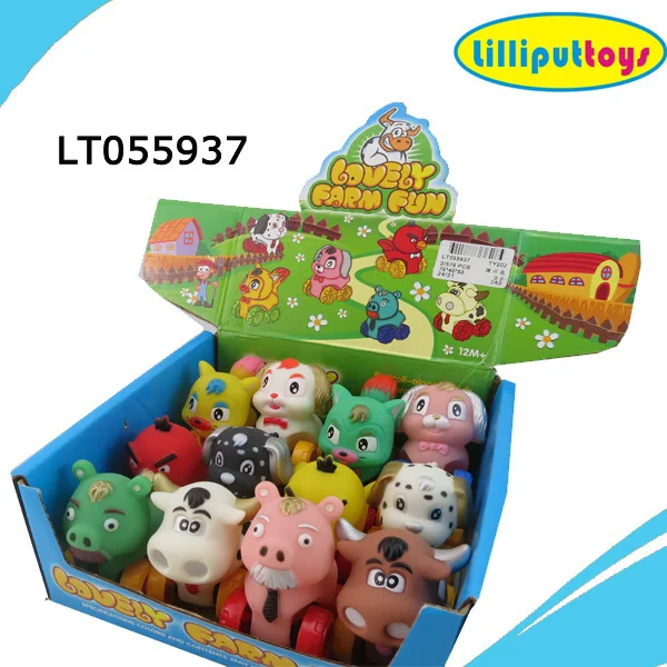 
 Детские мягкие пластиковые виниловые игрушки с животными  