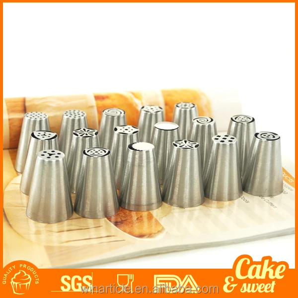 Нержавеющая сталь Российской торт обледенение сопла набор торт украшение советы