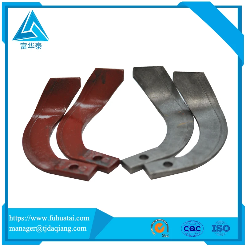 OEM high quality rotary hoe blades rotary tiller blade agricultural machinery spare parts