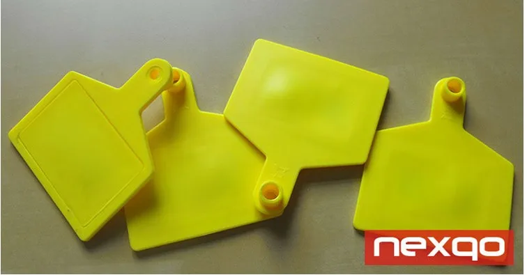 TPU 134.2 KHz Animal Livestock Identification RFID Ear Tag Cattle Tag