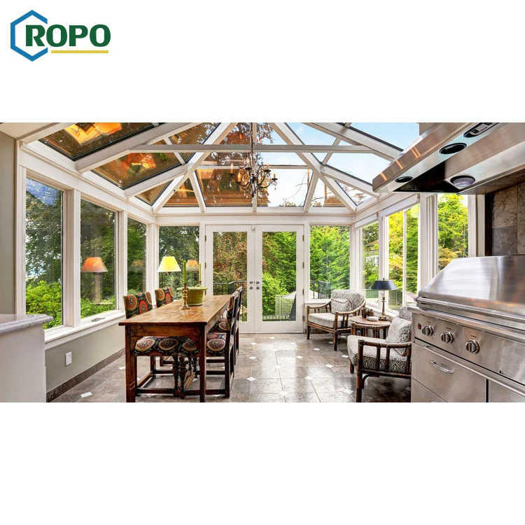 Aluminum Frame Custom Design Veranda Conservatory Sunroom Glass