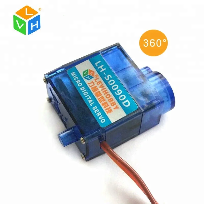 LVH Micro Double Shaft 360 Degree Continuous Rotation SG90 servo motor for arduino Robot Smart Car