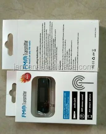 Автомобильный комплект беспроводной fm-трансмиттер 3,5 мм aux музыкальный телефон Радио FM адаптер для телефона