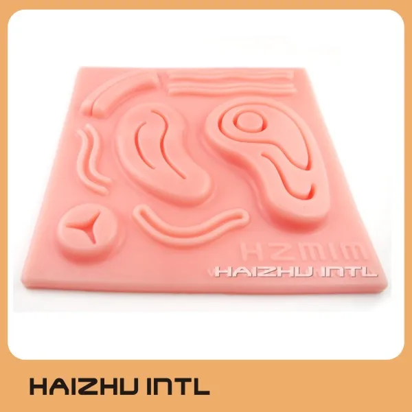 surgical suture pad with wounds for medical students practice/suture kit