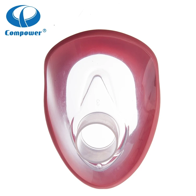 CE ISO Face Type Disposable Pvc Free Anesthesia Mask Without Inflation Valve