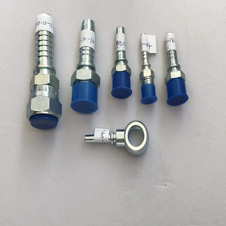 00400 Hydraulic rubber hose sleeve connector 4SP/4S/R12 hydraulic ferrule