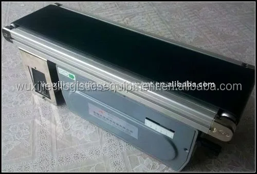 straight liner PVC belt conveyor with Taiwan brand motor JS TYPE34-SI