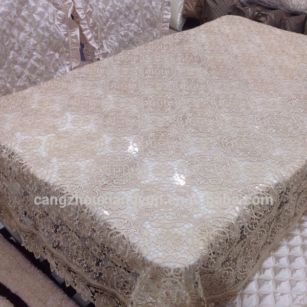 Beaded Organza Lace tablecloth