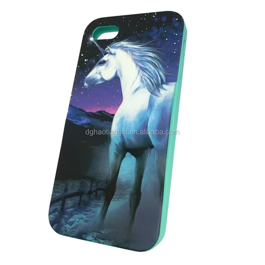 FAMA licensed factory innovation 3D full color print custom silicone Cellular Phone Case