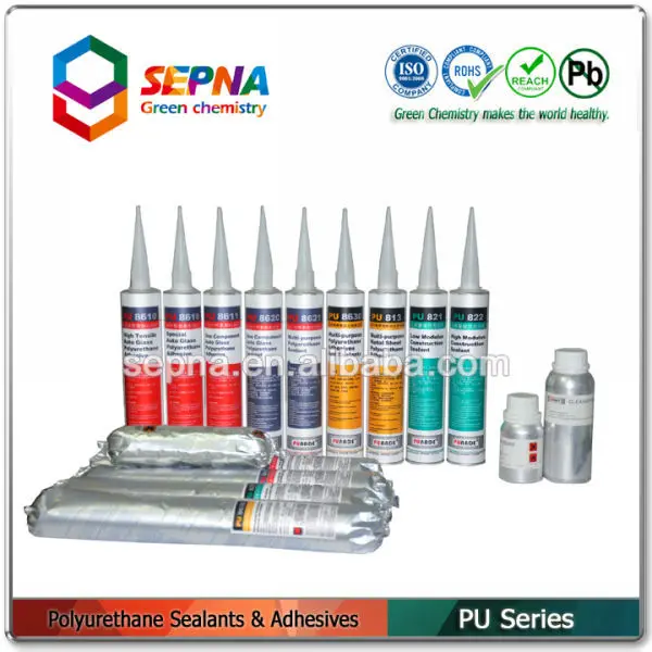PU8611 polyurethane sealants glass seal primer less 6Mpa Sellador De Cristales Para Autos