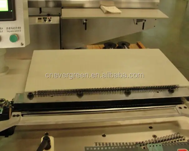 fast speed double wire binding machine