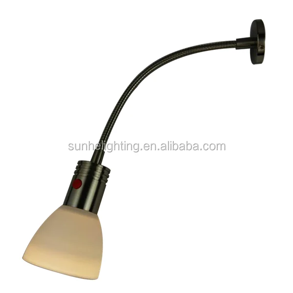 
Marine 12v 3w Gooseneck Led Flexible Reading Chart Light for Boat, Rv, Caravan,campervan 