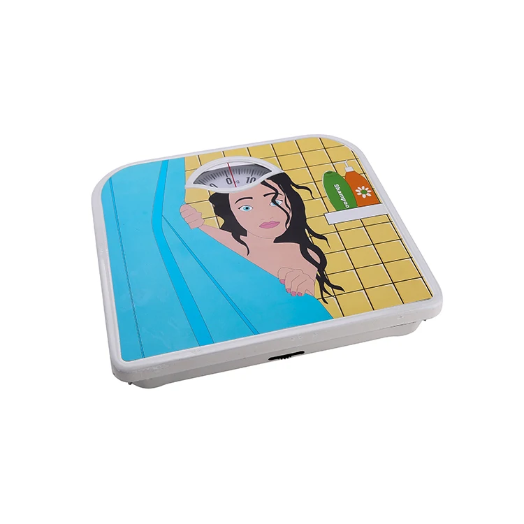130kg Capacity large easy to read display professional mechanical bathroom scale
