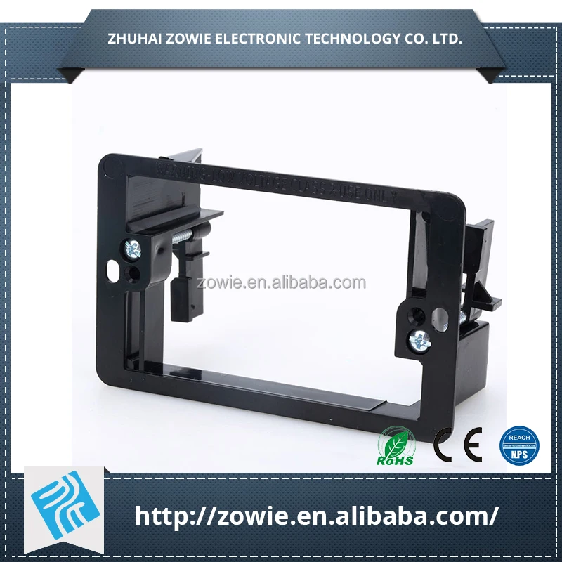 1-Gang Old Work Low Voltage Mounting Bracket  for Telephone Wire  Coaxial Cable  HDMI/HDTV Cable  Speaker Wire  Networking