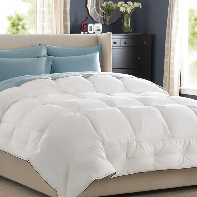 Chinese supplier comfortable full size hotel duck feather down comforter