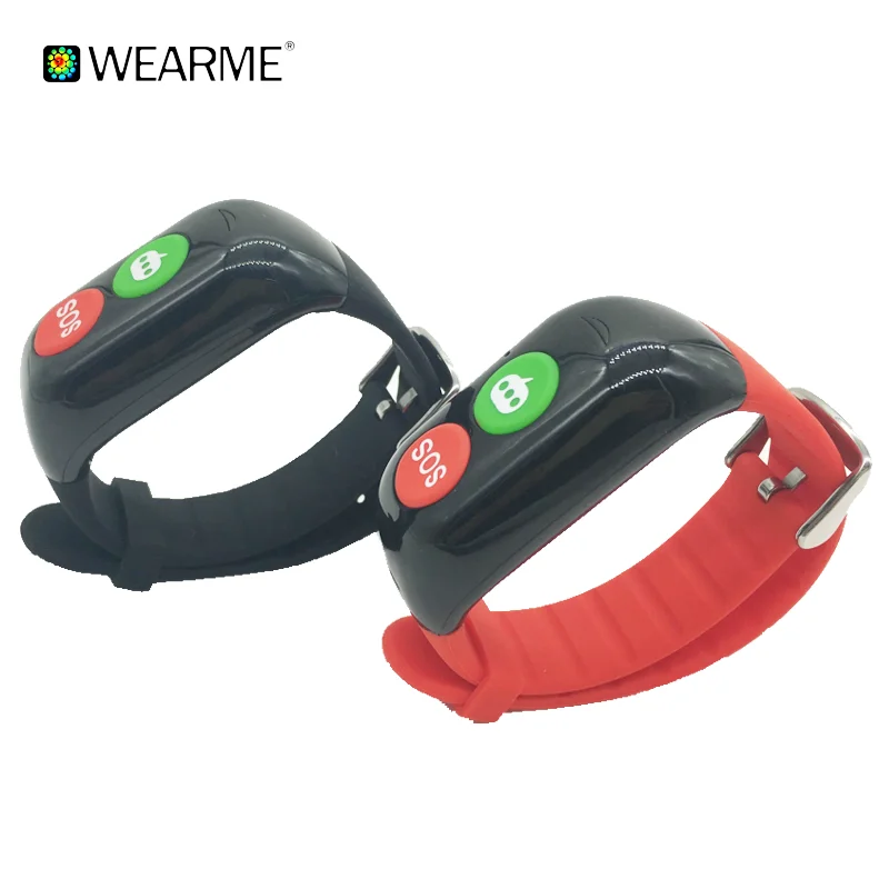 WH02 GPS Personal Tracker,Large Button Cell Phones For Seniors , SOS, Listen In Function SOS watch