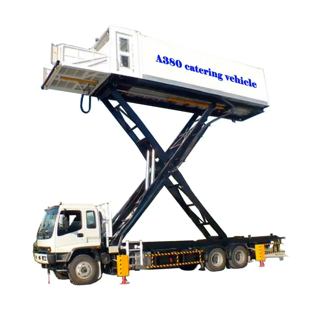 Aviation Airport Foodstuff Food A380 Aircraft Cater Vehicle