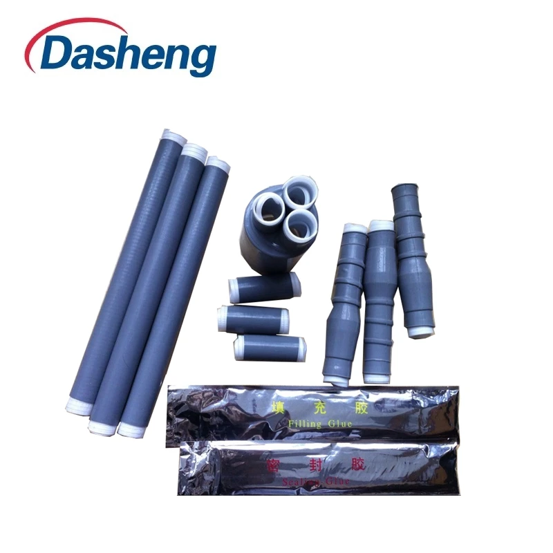 10KV Silicone Rubber Material Cold Shrinkable Terminal Kits and Splices