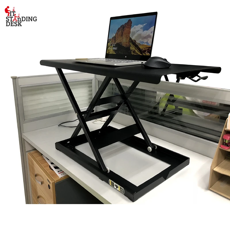 STARSDOVE Stand Up Adjustable Standing Computer Desk for Computer Table Riser Office
