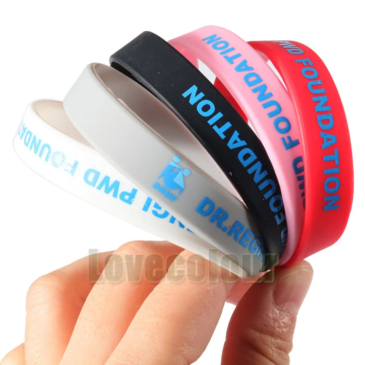 Лучшая цена пользовательский Печатный 1 дюйм ВХОД силиконовый браслет/резиновые браслеты