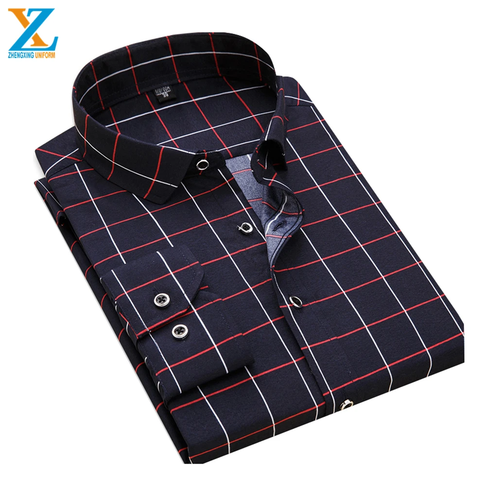 Classic style 100% men cotton shirts formal wear