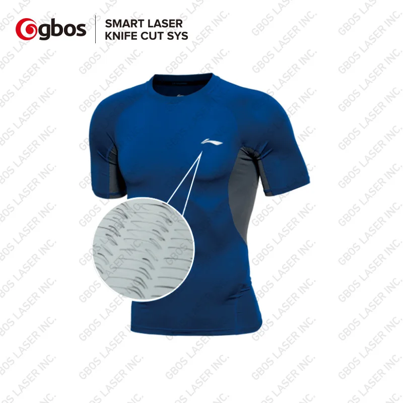 GBOS 3D laser cutting engraving machine with high precision 60A lazer engraving machine reflective tape webbing woven label