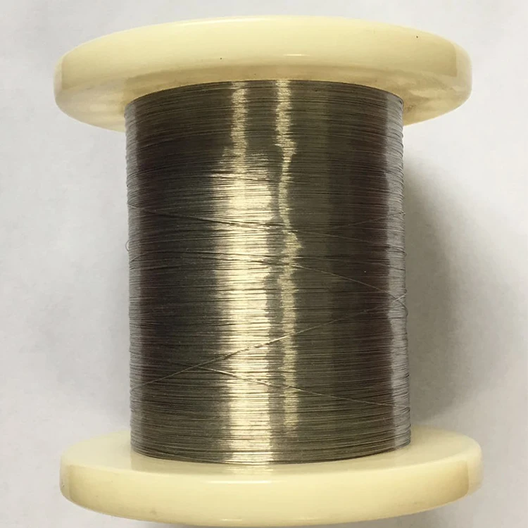 
hot sale factory direct supply copper nickel alloy 6J8 ,6J11, 6J12, 6J13 manganin wire for cables and electronic parts 