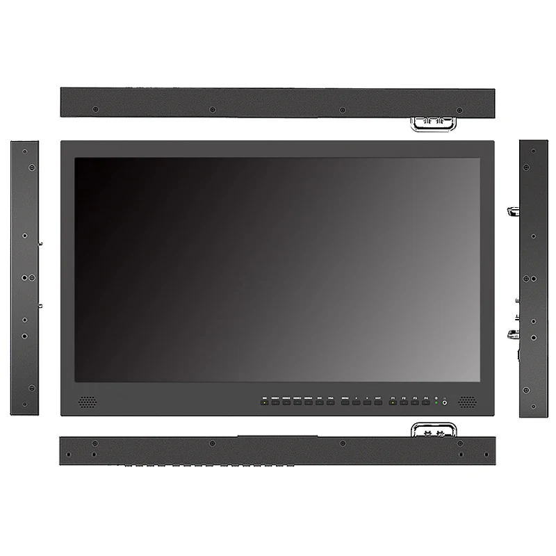 TV Production Broadcast  4K Resolution Ultra-HD 23.8 Inch Monitor SDI