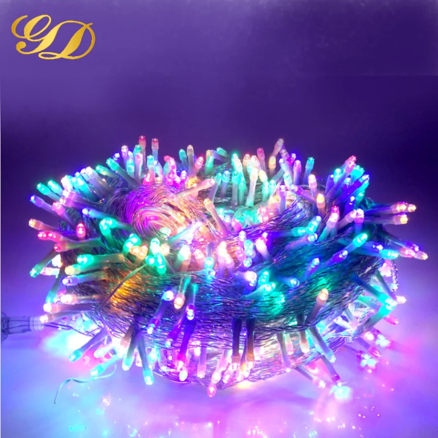 
220V Warm White/White Remote Control LED String Lights 