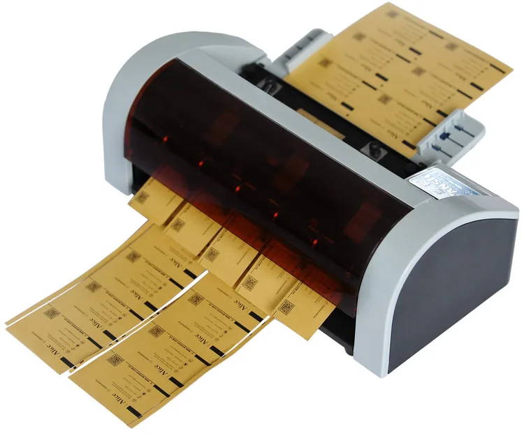 
SSB-001 a4 size semiautomatic electric business card slitter 