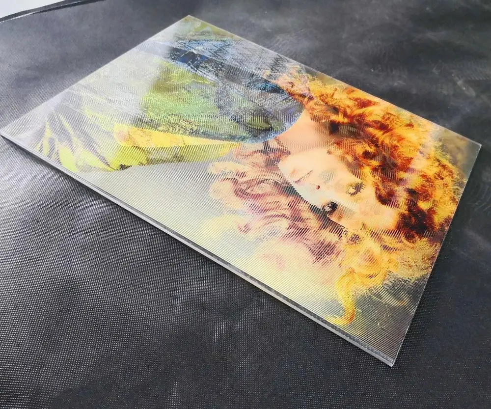 UV printing 3D lenticular picture frame