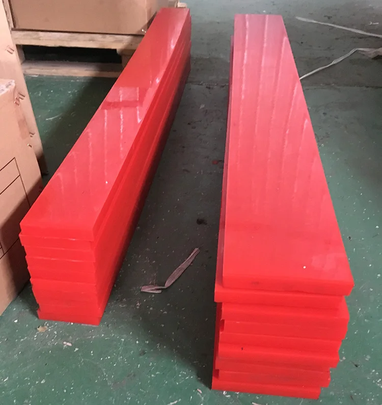 Open Cast Polyurethane Sheeting Casting PU Urethane Sheet Strip Customized Size Plain Back