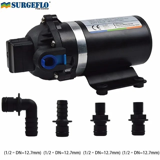 SURGEFLO DP-160 24 volt dc electric motor hand car wash high pressure water injection pump