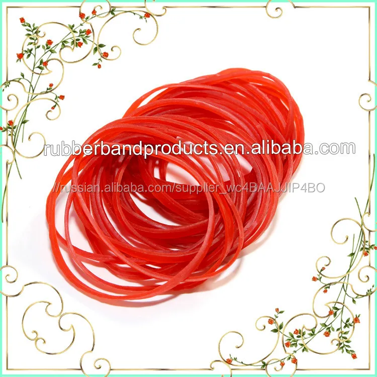 Прозрачный красный цвет Wide Rubber Band ОПТОВАЯ