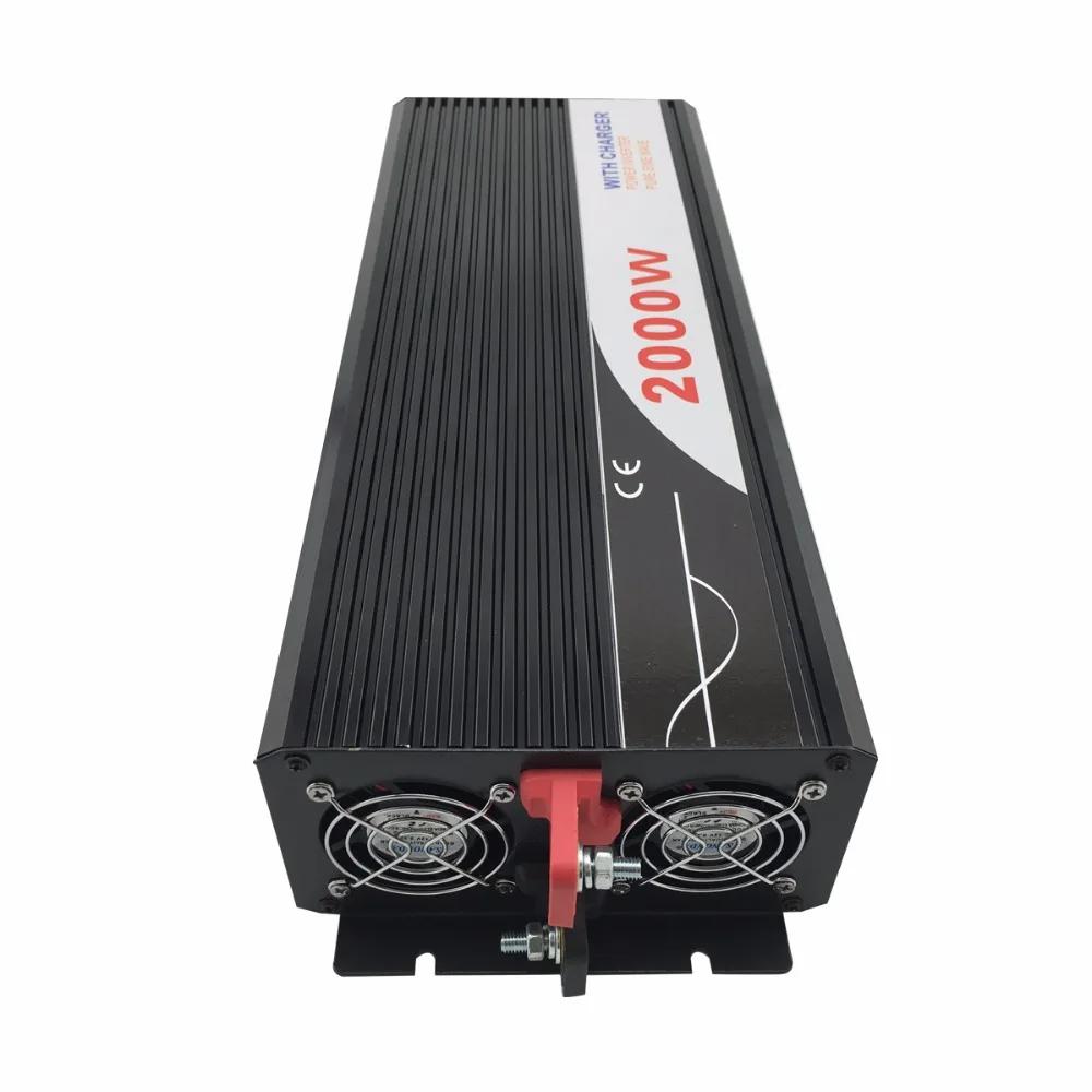 2000W 12v 220vPure Sine Wave Car Power With Charger And UPS solar panel off grid solar power system homage inverter