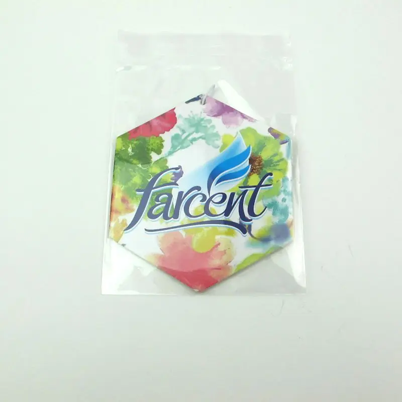 Custom made wholesale OEM airfreshner for car hanging air freshener paper