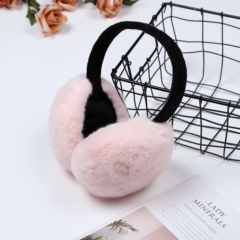 
Earmuff Set Girls Fresh Lovely Mori Girl Soft Sister Sweet Ear Bag Warm Earmuffs Girls Winter Earmuffs 