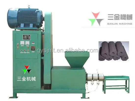 Green and environmental protection coconut shell charcoal briquette making machine